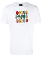Ps By Paul Smith Hat Print T-shirt - White