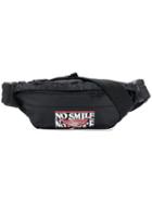 Stella Mccartney No Smile No Service Belt Bag - Black