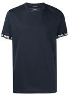 Balmain Logo Trim T-shirt - Blue