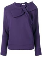 P.a.r.o.s.h. Knot-detail Sweatshirt - Purple
