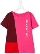 Givenchy Kids Teen Colorblock T-shirt - Pink