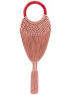 Cult Gaia Angelou Braided Tassel Bag - Pink & Purple