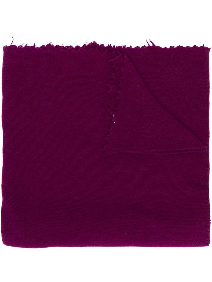 Altea Frayed Edge Scarf - Pink