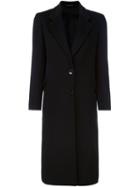 Tagliatore Single Breasted Coat, Women's, Size: 48, Black, Cupro/cashmere