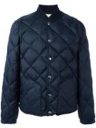 Bellerose Padded Bomber Jacket, Men's, Size: Medium, Blue, Cotton/feather Down/nylon