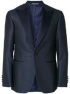 Canali Classic Fitted Blazer - Blue