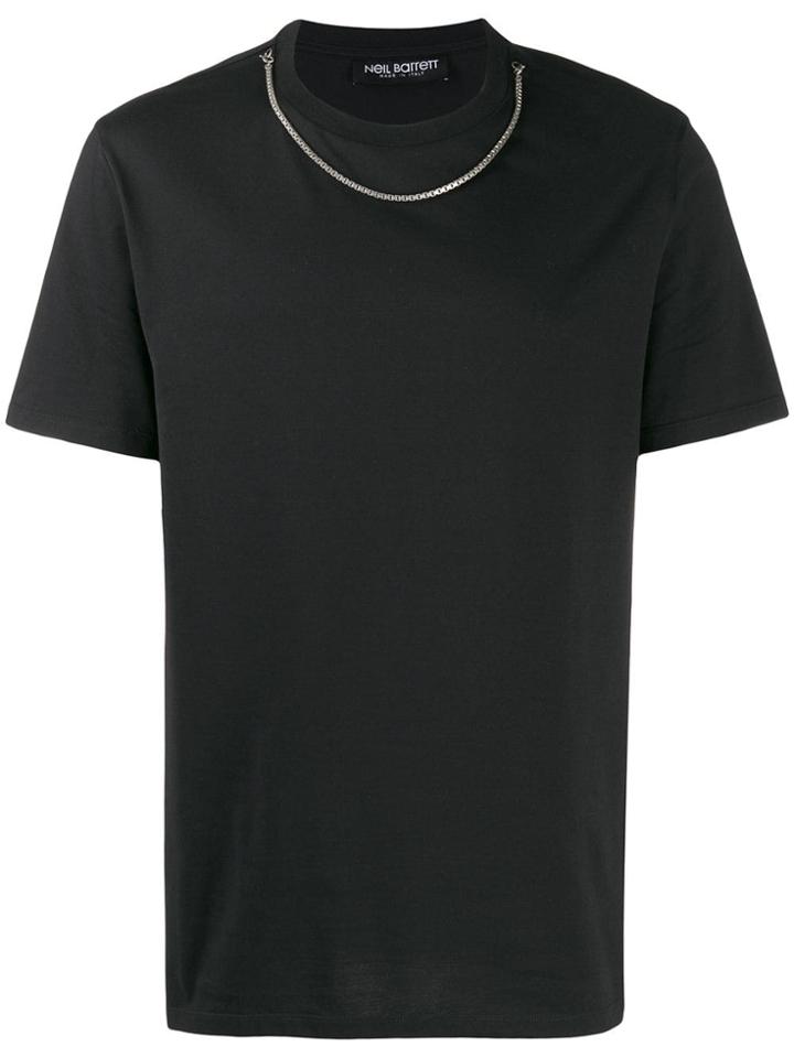 Neil Barrett Chain Neck Sweater - Black