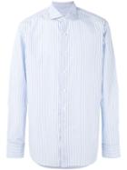 Alessandro Gherardi - Striped Shirt - Men - Cotton - 39, Blue, Cotton