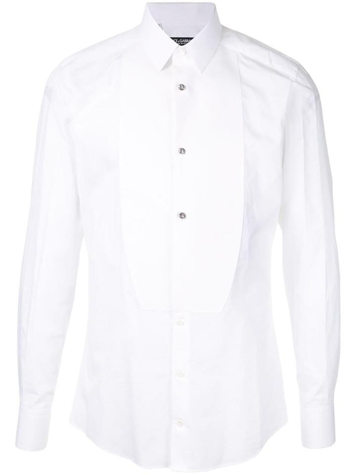 Dolce & Gabbana Tuxedo Shirt - White