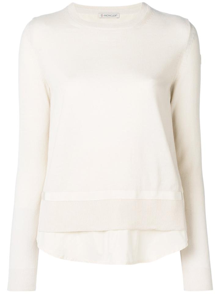 Moncler Knit Layered Top - Nude & Neutrals