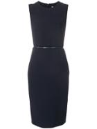 Max Mara Skinny Belt Shift Dress - Blue