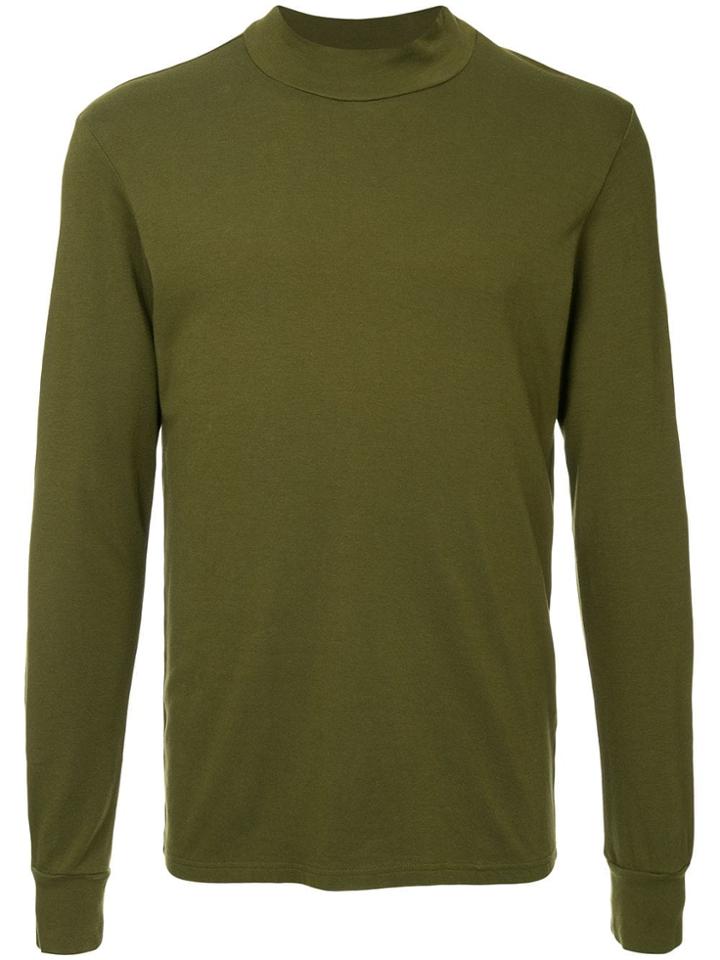 Attachment Round Neck T-shirt - Green