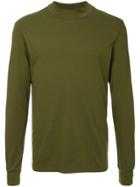 Attachment Round Neck T-shirt - Green