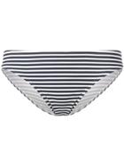 Tory Burch Striped Bikini Briefs - Blue