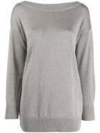 P.a.r.o.s.h. Long Sleeved Pullover - Grey