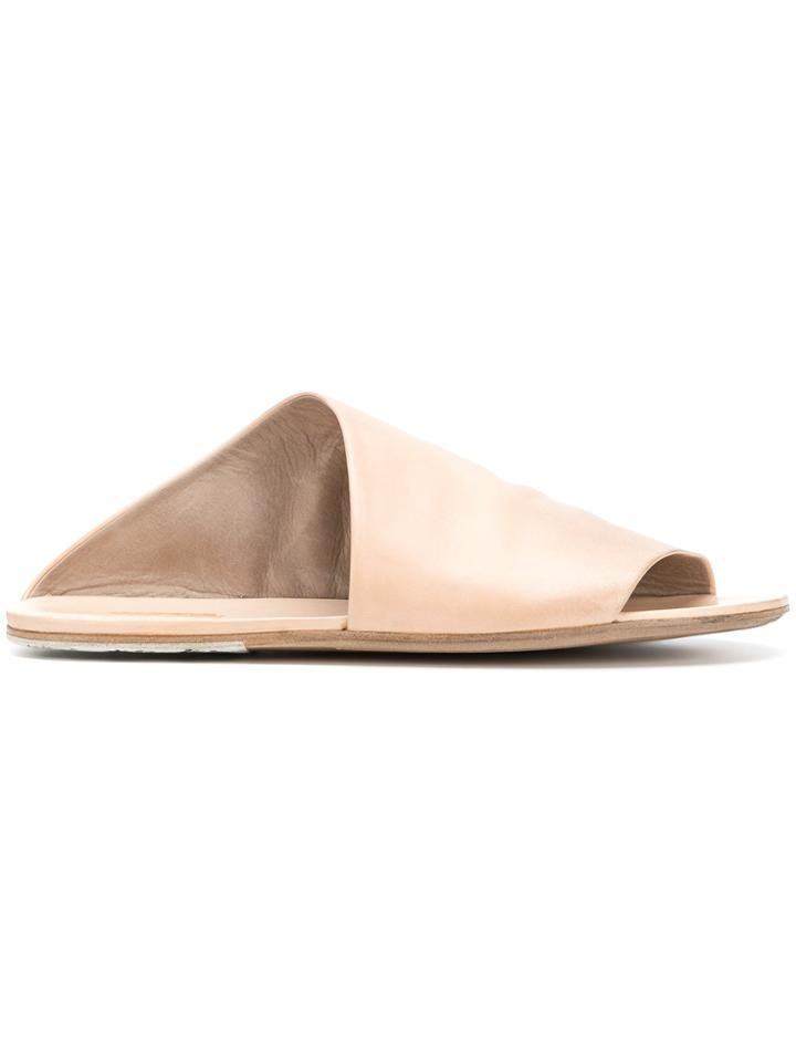 Marsèll Asymmetric Slides - Nude & Neutrals
