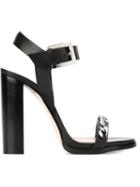 Dsquared2 Sunset Boulevard Sandals, Women's, Size: 39, Black, Leather