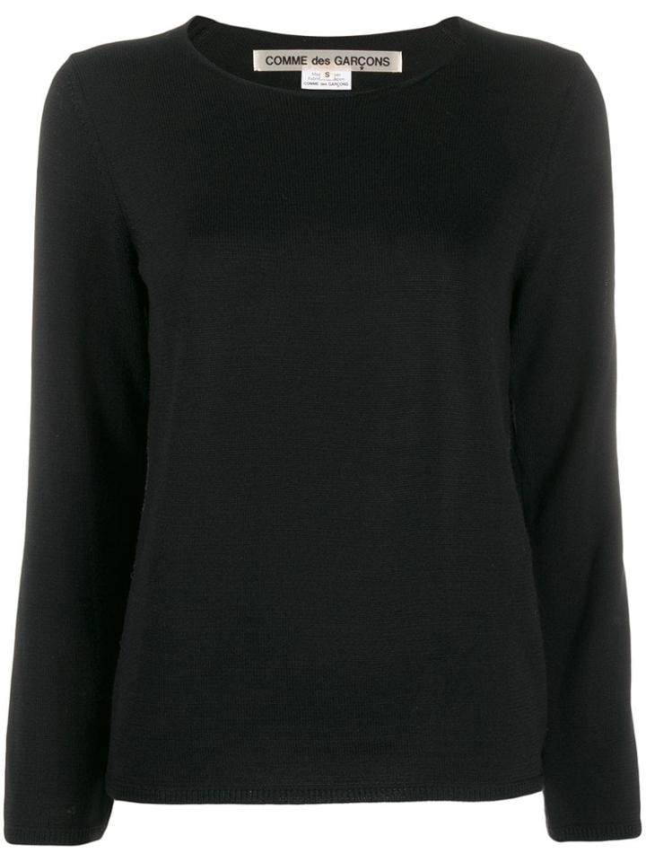 Comme Des Garçons Relaxed-fit Jumper - Black