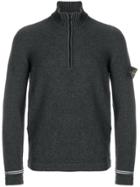 Stone Island Half Zip Jumper - Grey