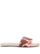 By Far Arizona Slip-on Sandals - Pink