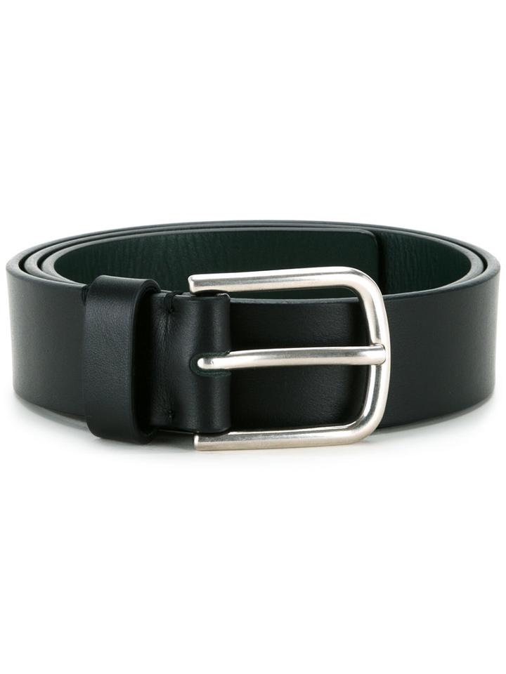 Marni - Classic Belt - Men - Calf Leather/brass - 95, Black, Calf Leather/brass
