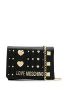 Love Moschino Studded Cross Body Bag - Black