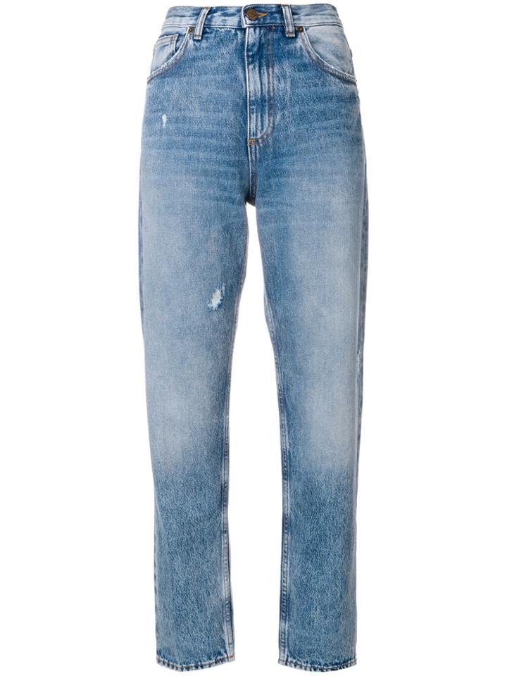 Mauro Grifoni Mid-rise Boyfriend Jeans - Blue
