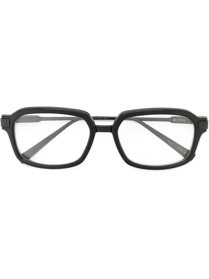 Dita Eyewear Lexington Glasses, Black, Acetate/titanium