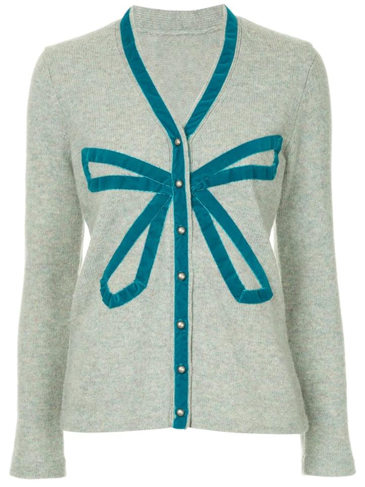 Onefifteen Bow Detail Cardigan - Grey