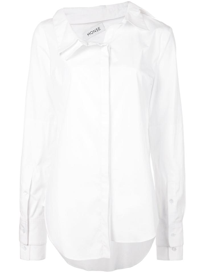 Monse Asymmetric Plain Shirt - White