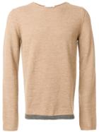 Comme Des Garçons Shirt Boys Round Neck Jumper - Brown