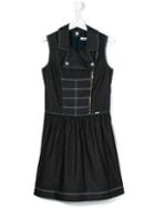Junior Gaultier - Zipped Denim Dress - Kids - Cotton - 16 Yrs, Blue