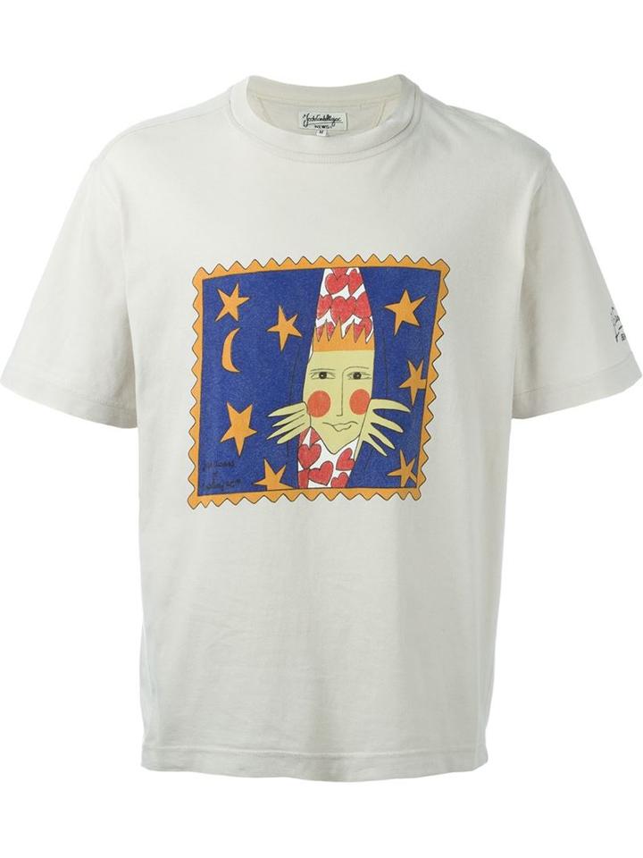 Jc De Castelbajac Vintage Drawing Print T-shirt