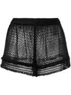Missoni Chevron Stripe Knitted Shorts