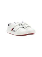 Tommy Hilfiger Junior Logo Touch-strap Sneakers - White