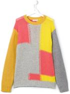 Stella Mccartney Kids 'gibbon' Patchwork Jumper