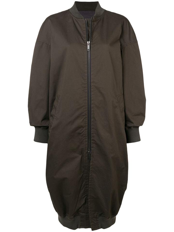 A.f.vandevorst Monday Long Bomber Jacket - Green