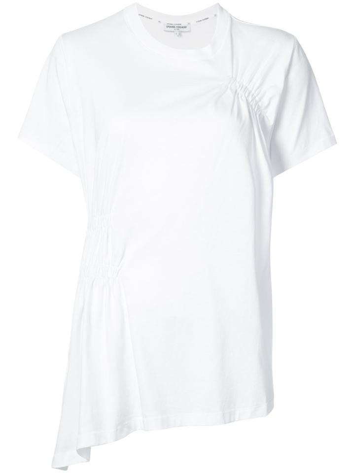 Opening Ceremony Gathered Detail T-shirt - White