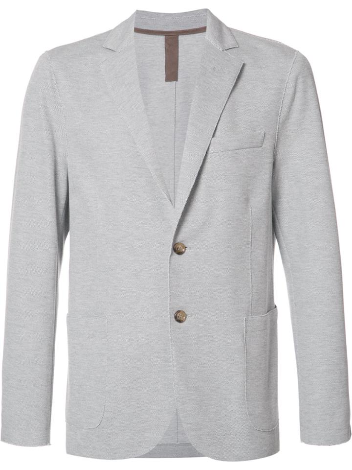 Eleventy Button Up Blazer - Grey