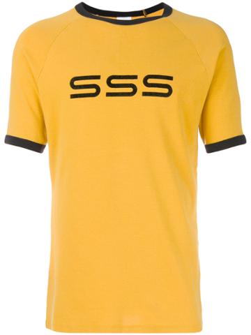 Sss Word Corp Miami Slim-fit T-shirt - Yellow & Orange