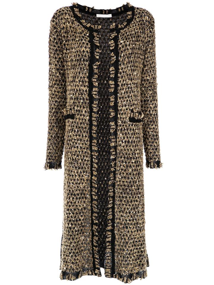 Cecilia Prado - Long Knit Cardigan - Women - Acrylic/lurex/polyamide - Pp, Acrylic/lurex/polyamide