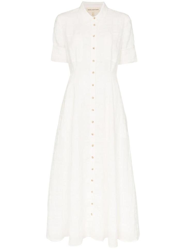 Mara Hoffman Lorelei Cotton-linen Shirtdress - White