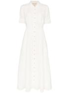 Mara Hoffman Lorelei Cotton-linen Shirtdress - White