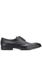 Lloyd Pointed Toe Derby Shoes - Black