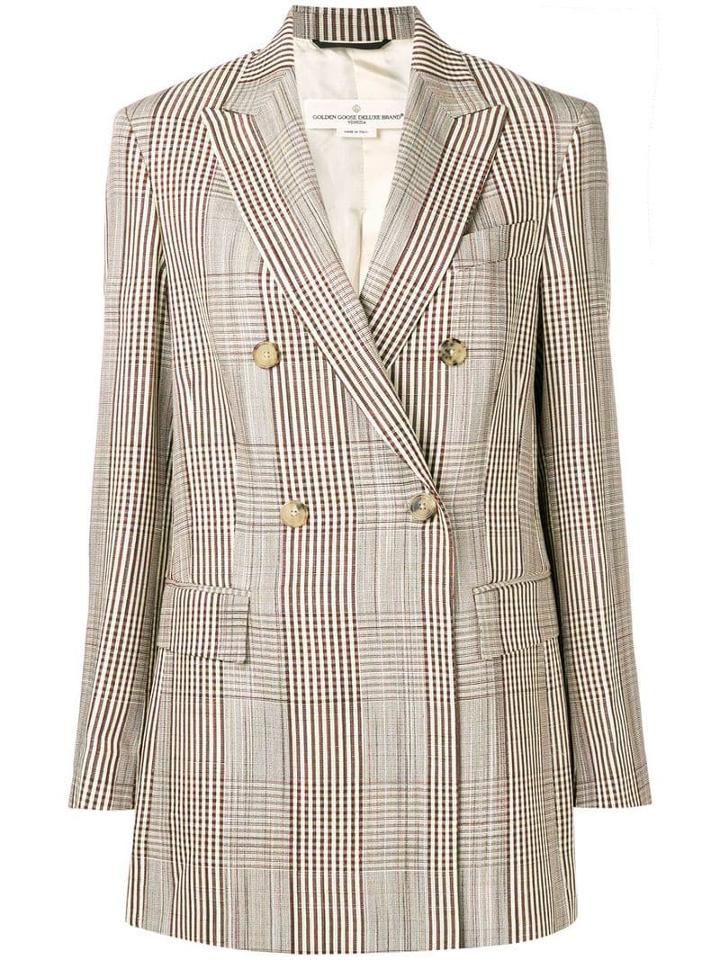 Golden Goose Double Breasted Blazer - Neutrals