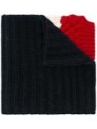 Moncler Straps Scarf, Adult Unisex, Blue, Acrylic/wool/alpaca