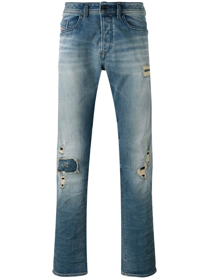Diesel Buster Straight Jeans - Blue