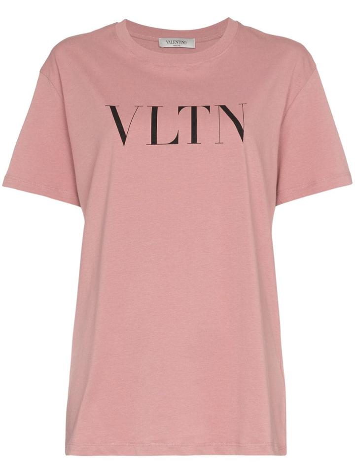 Valentino Vltn Print T-shirt - Pink