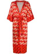 Temperley London Dragonfly Kimono Coat - Orange