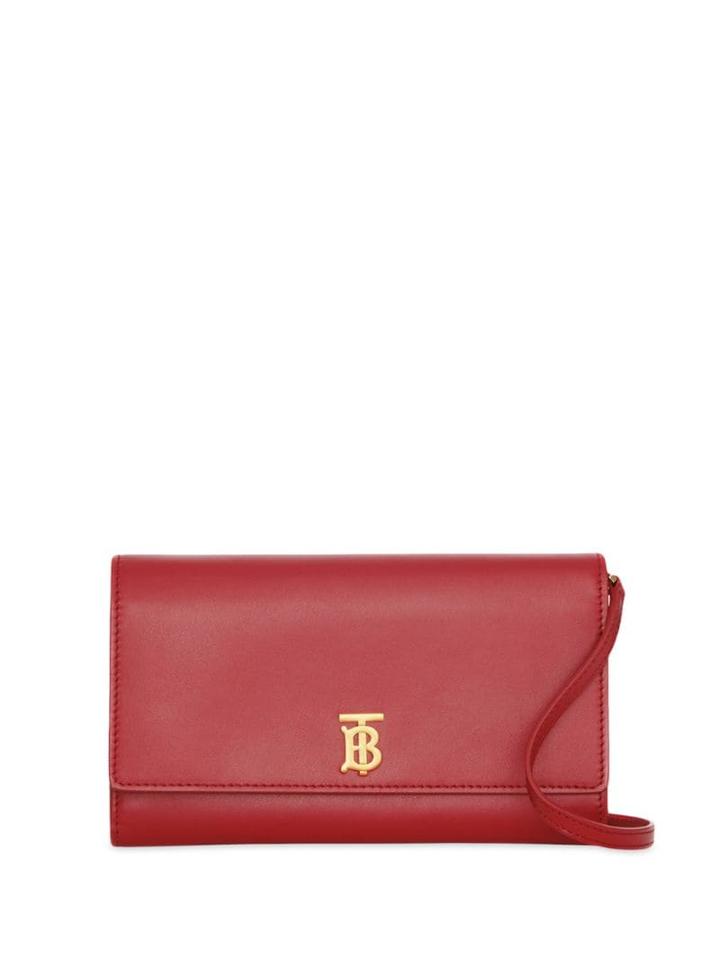 Burberry Monogram Logo Wallet - Red